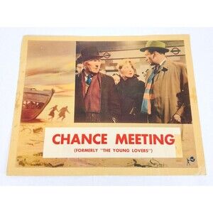 The Young Lovers Chance Meeting 1954 Lobby Card‎ Movie Poster British UK